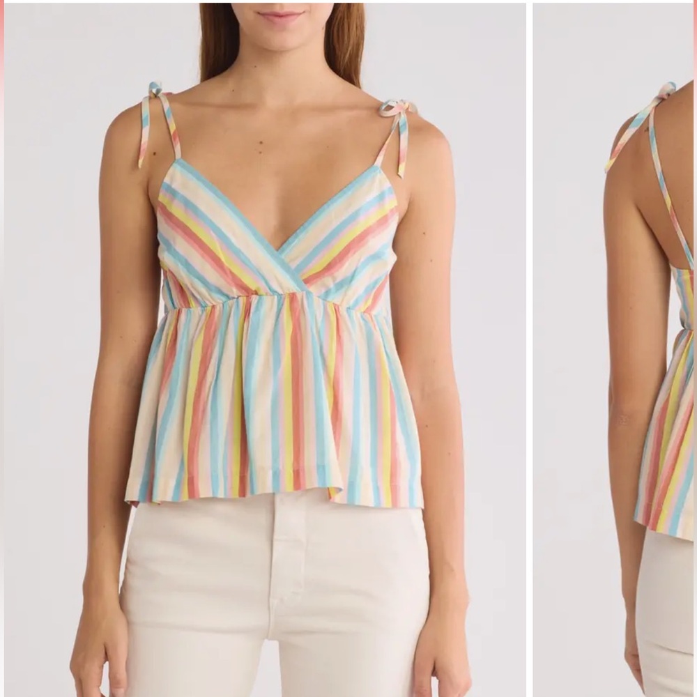 MOTHER Peplum Camisole